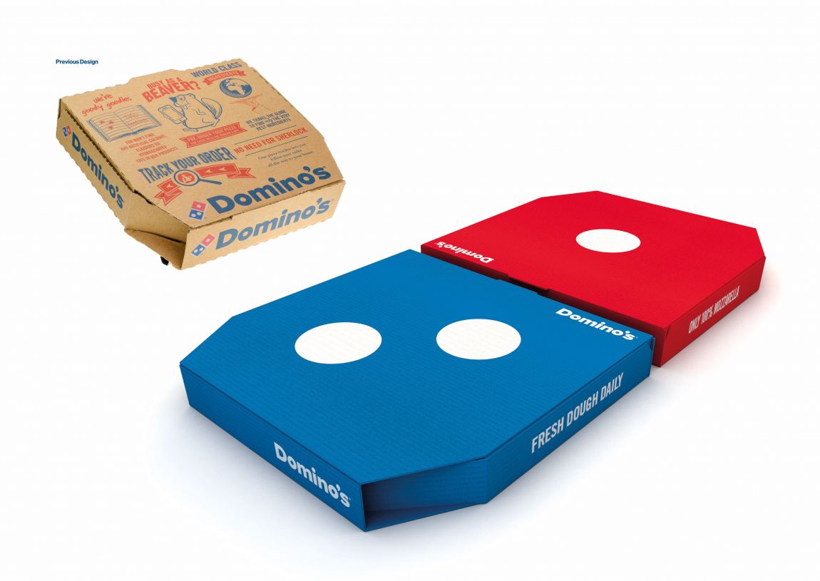 Packaging before and after