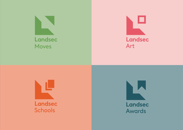 Landsec商業地產公司品牌命名和品牌vi形象設計